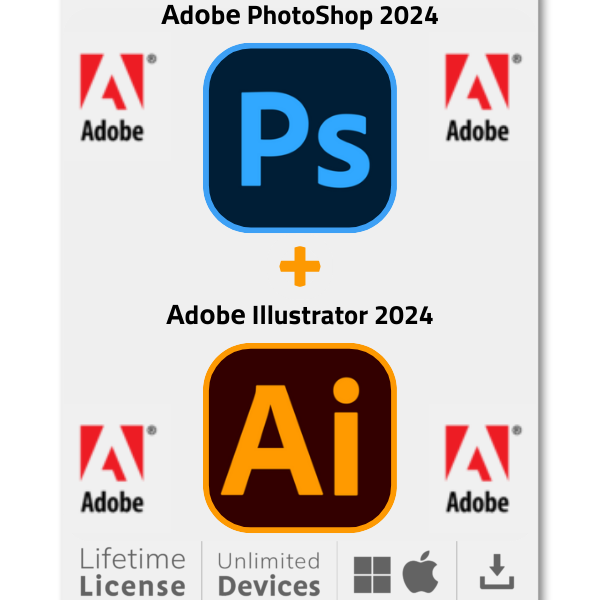 Аdо‌‌‌‌‍‍‍﻿bе PhotoShop 2024 + Illustrator 2024 For Windows